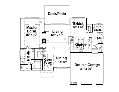 First Floor image of ORTEGA House Plan